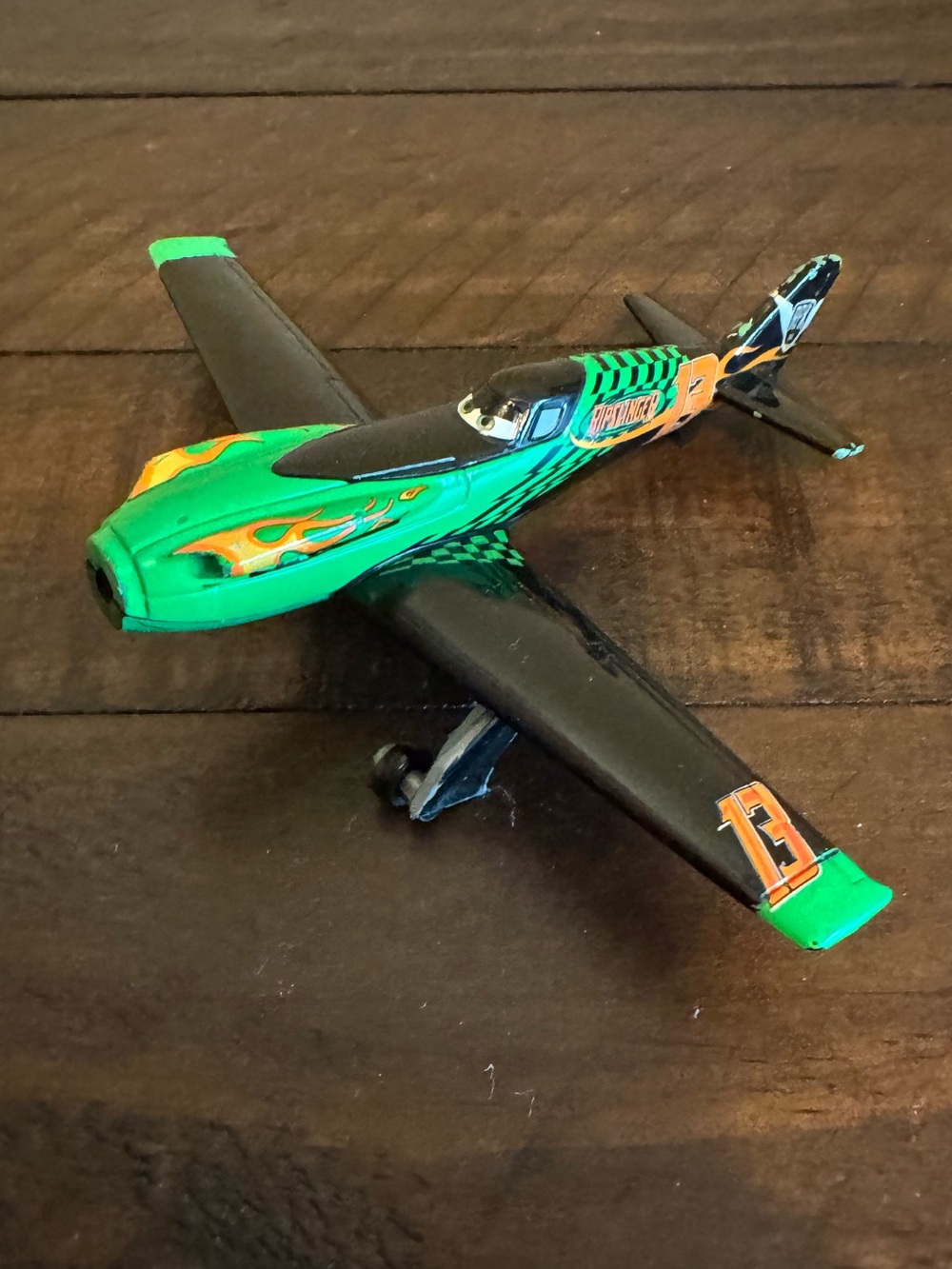 Mattel Disney Pixar Planes Ripslinger Diecast 2012 1:55 Scale Toy Plane - Picture 3 of 4